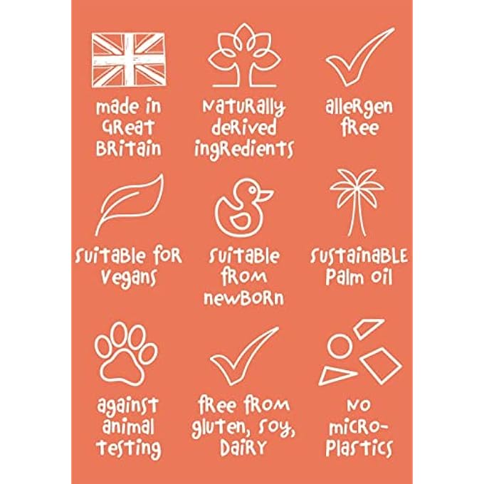 MINI U GOLDEN GRAPEFRUIT HAND WASH FOR KIDS - WITH ADDED VITAMIN E  MADE IN UK FROM NATURALLY DERIVED INGREDIENTS - Image 3